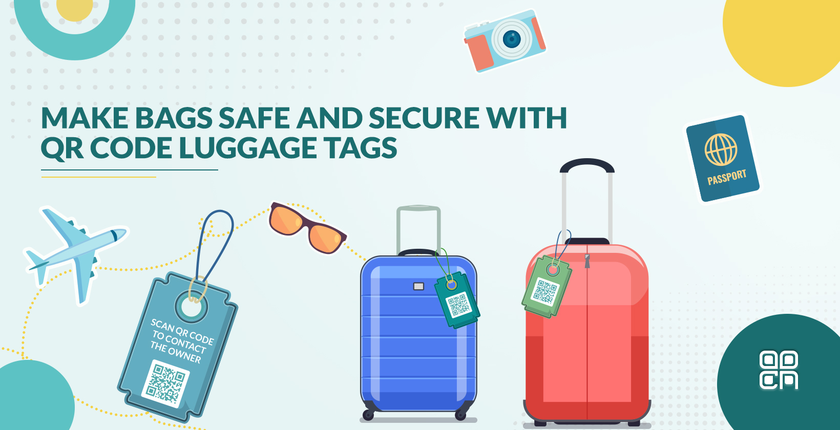 Make Bags Safe and Secure with QR Code Luggage Tags