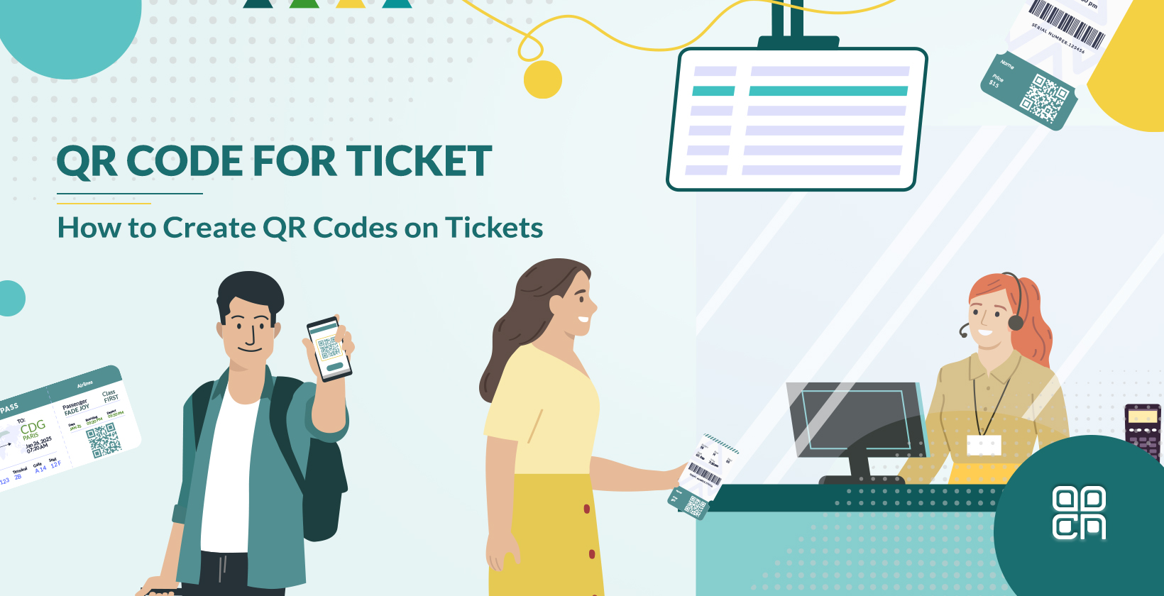 QR Code For Ticket: How to Create QR Codes on Tickets